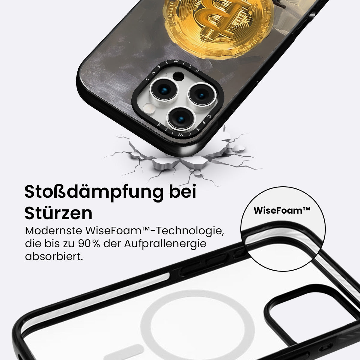Bitcoin -Teigmalerei - Hülle