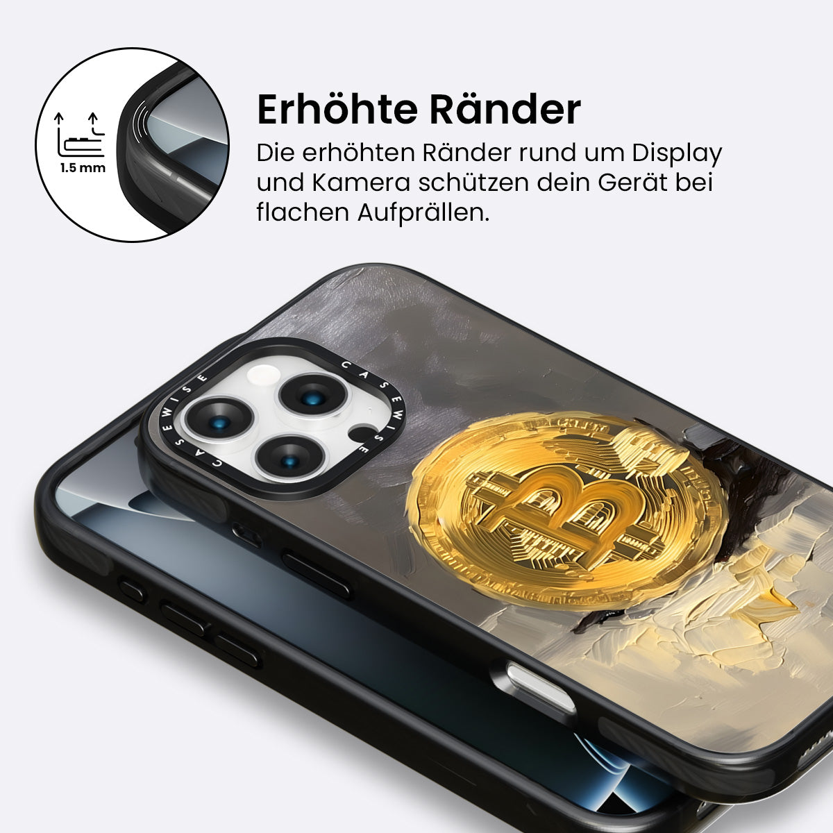 Bitcoin -Teigmalerei - Hülle