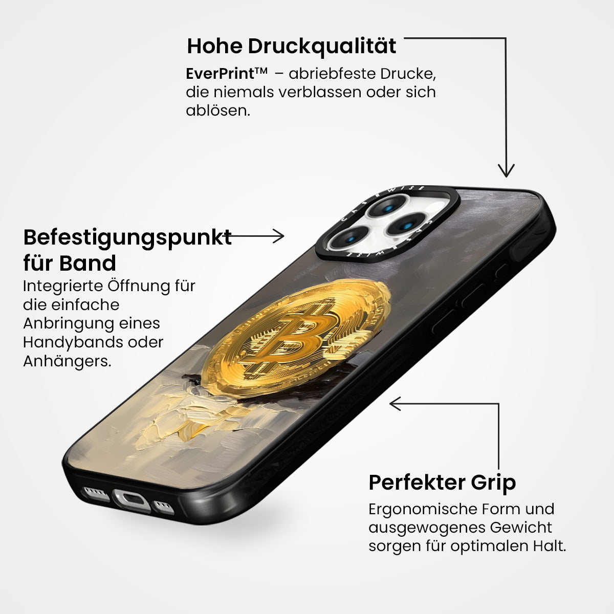 Bitcoin -Teigmalerei - Hülle