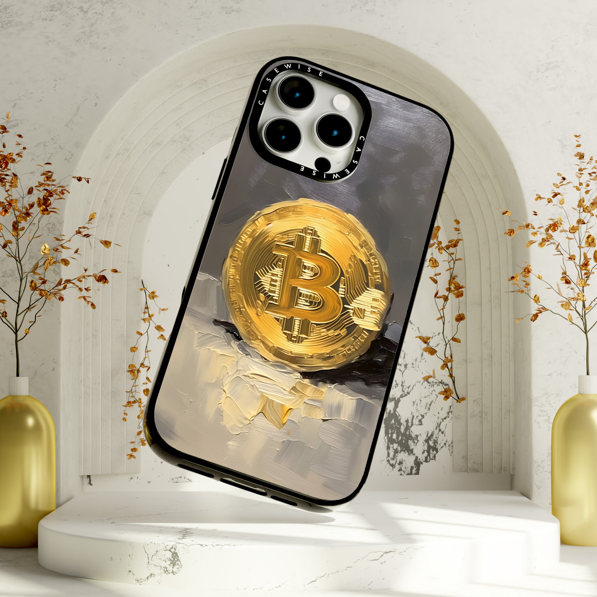 Bitcoin -Teigmalerei - Hülle