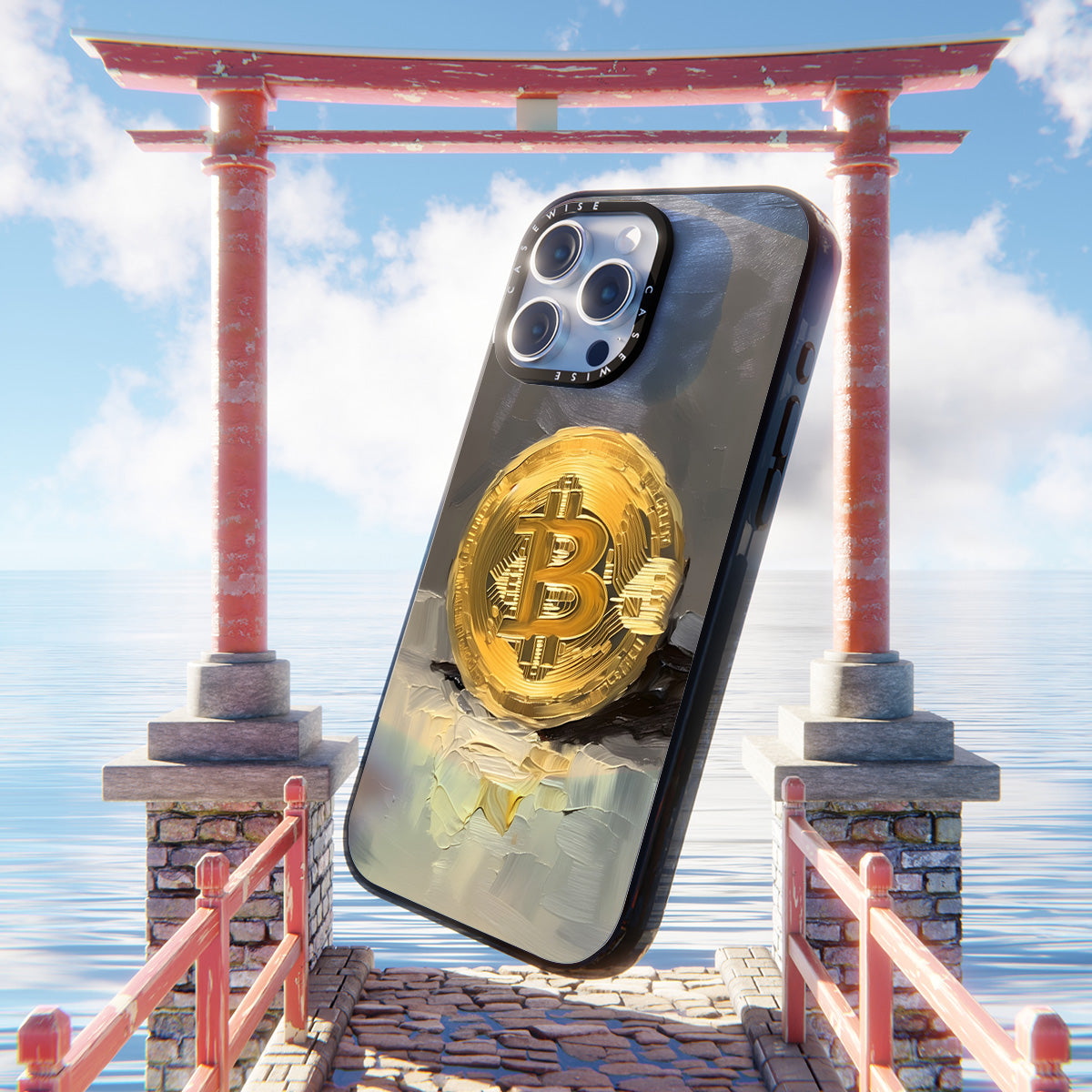 Bitcoin -Teigmalerei - Hülle
