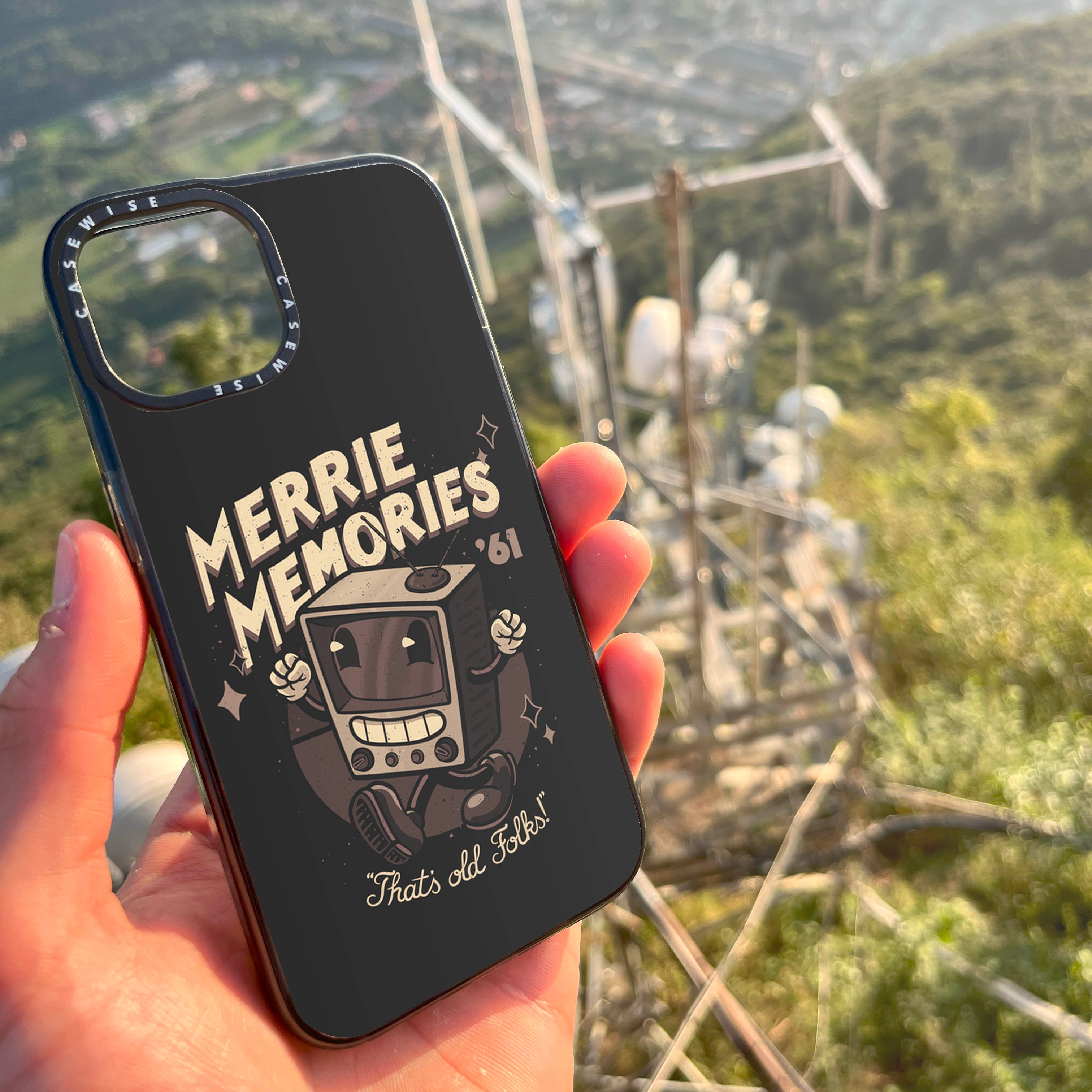 Merrie Erinnerungen 1 Holzkohle - Hülle