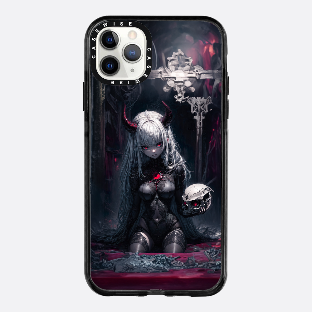Schwarzer Dämon Vampire Dame - Hülle