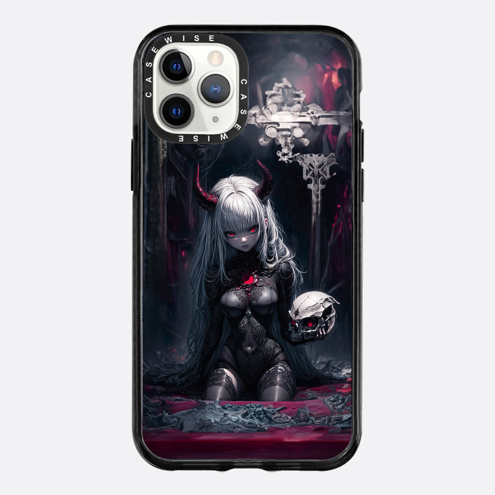 Schwarzer Dämon Vampire Dame - Hülle