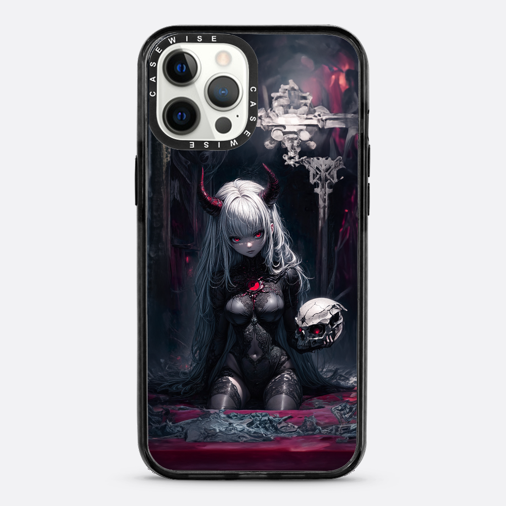 Schwarzer Dämon Vampire Dame - Hülle