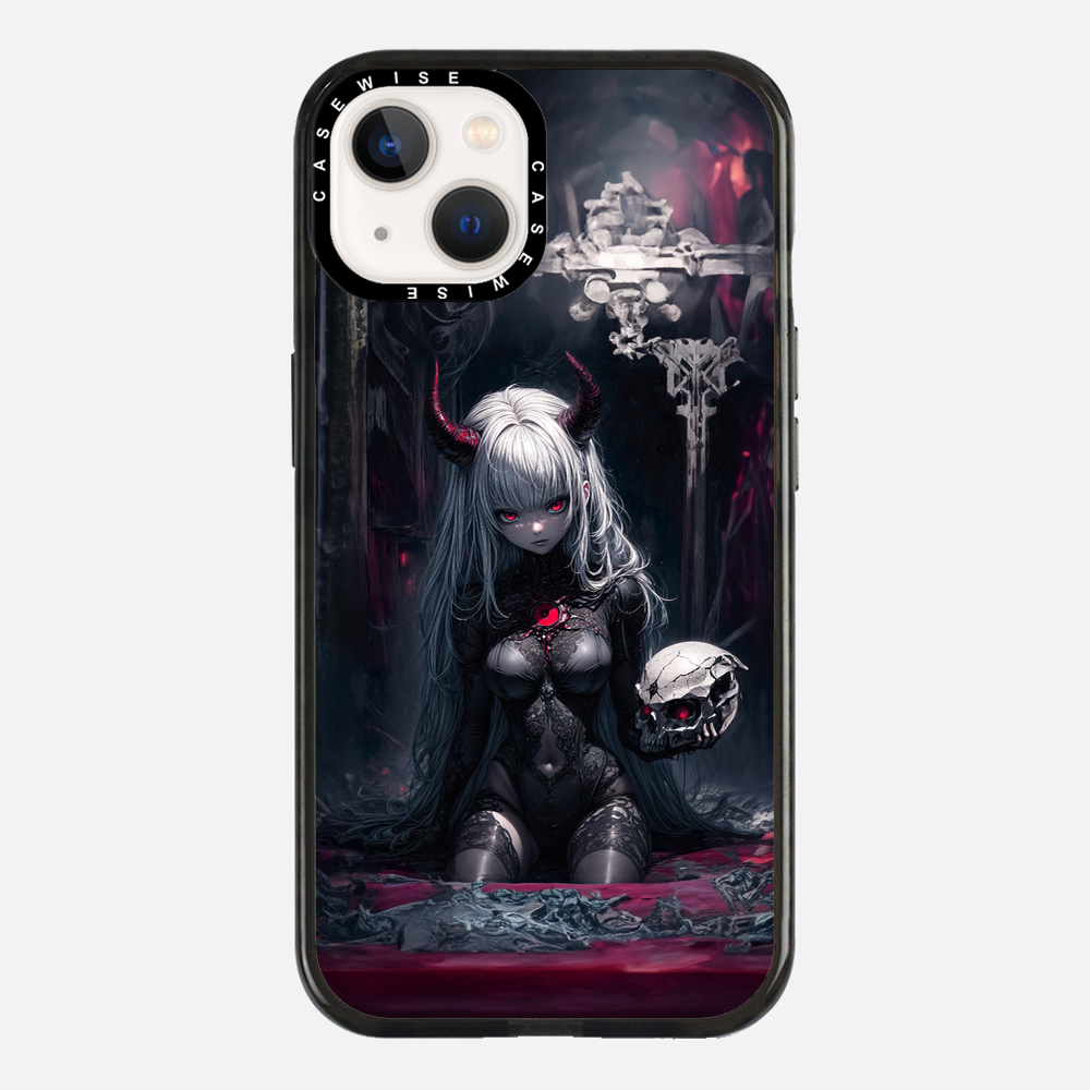 Schwarzer Dämon Vampire Dame - Hülle