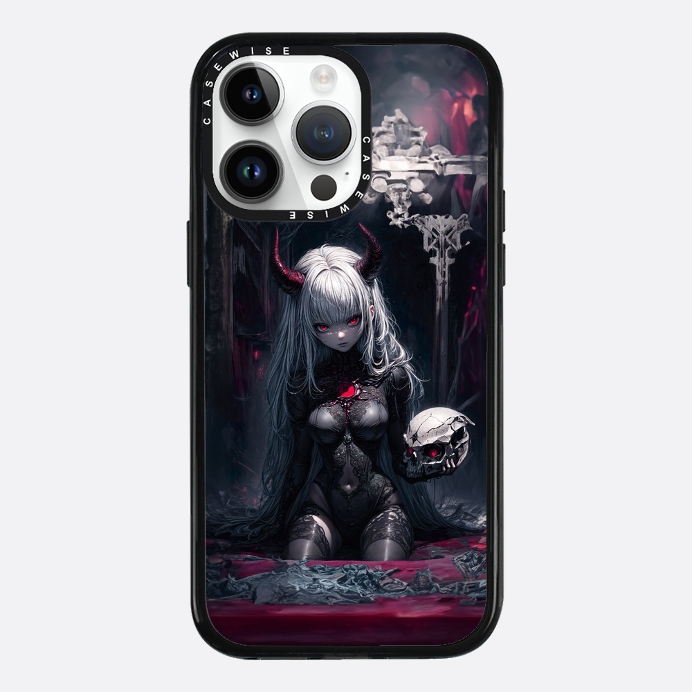 Schwarzer Dämon Vampire Dame - Hülle