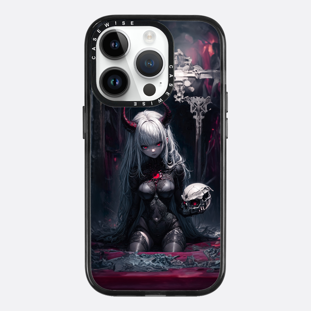 Schwarzer Dämon Vampire Dame - Hülle