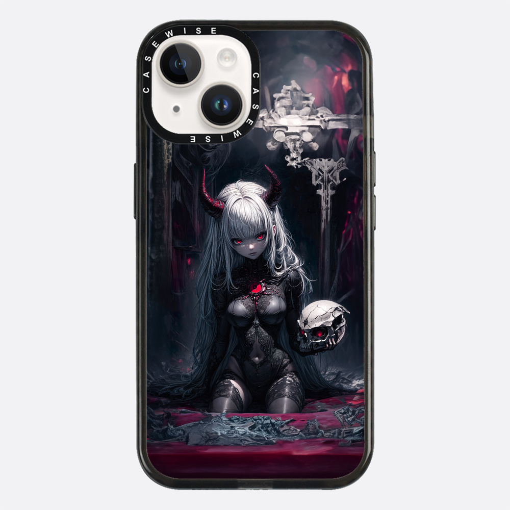 Schwarzer Dämon Vampire Dame - Hülle