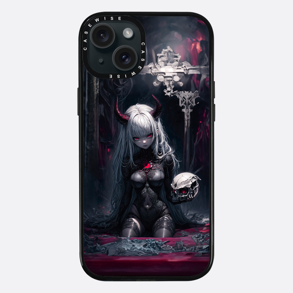 Schwarzer Dämon Vampire Dame - Hülle