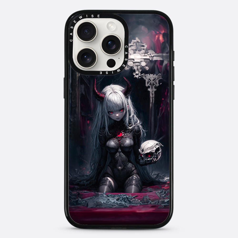Schwarzer Dämon Vampire Dame - Hülle