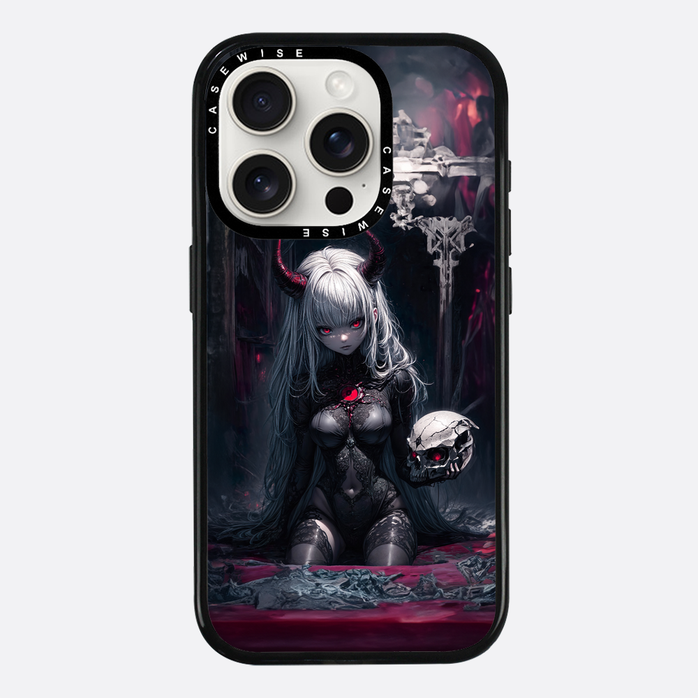 Schwarzer Dämon Vampire Dame - Hülle