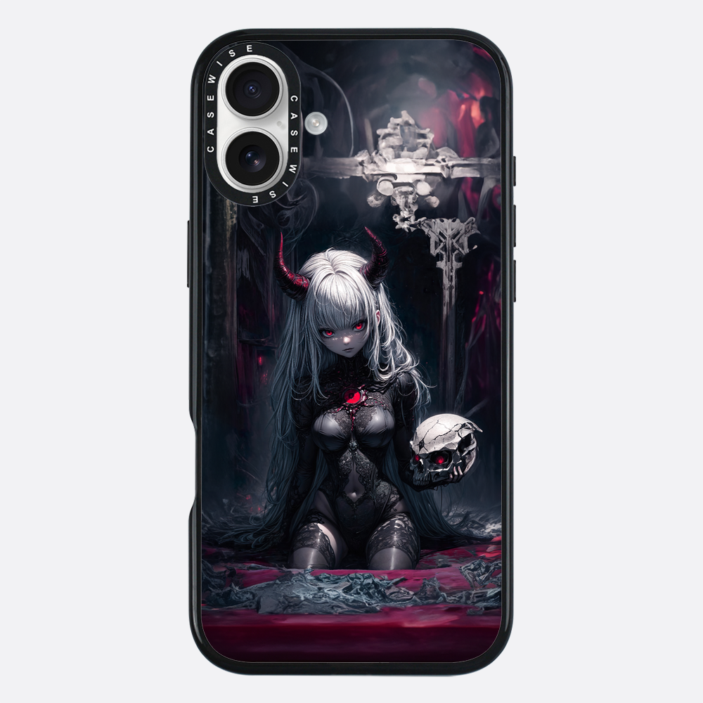 Schwarzer Dämon Vampire Dame - Hülle