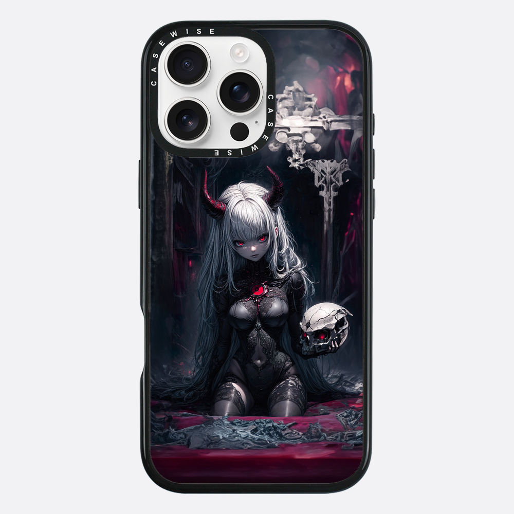 Schwarzer Dämon Vampire Dame - Hülle
