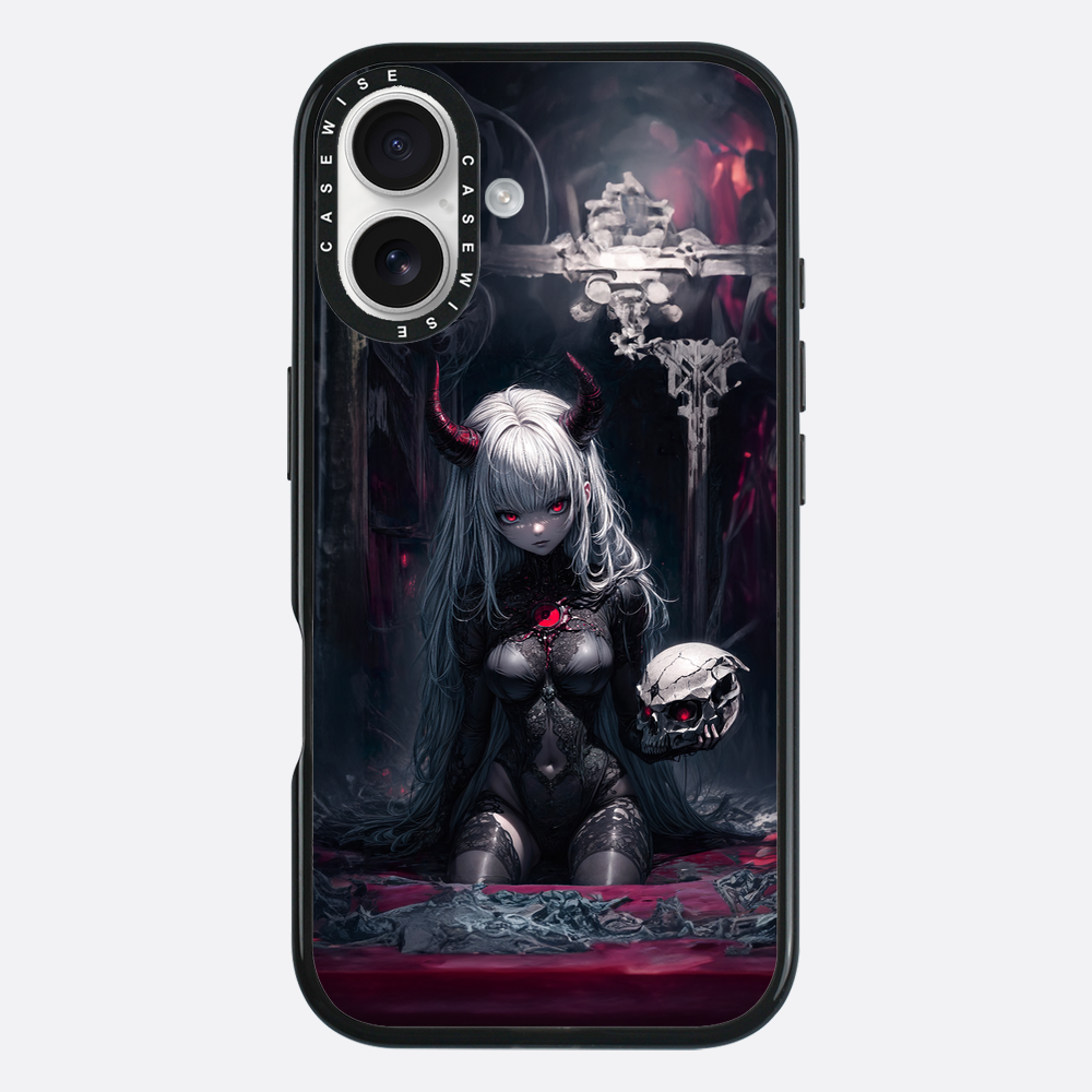 Schwarzer Dämon Vampire Dame - Hülle