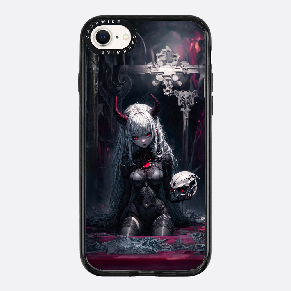 Schwarzer Dämon Vampire Dame - Hülle