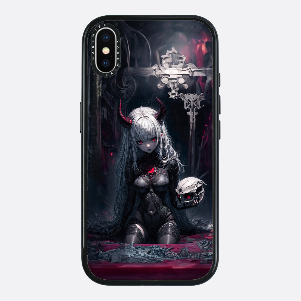 Schwarzer Dämon Vampire Dame - Hülle