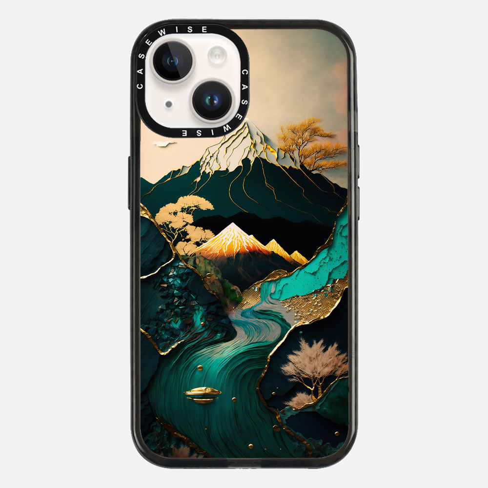 Zusammenfassung Mount Fuji Kunst - Hülle