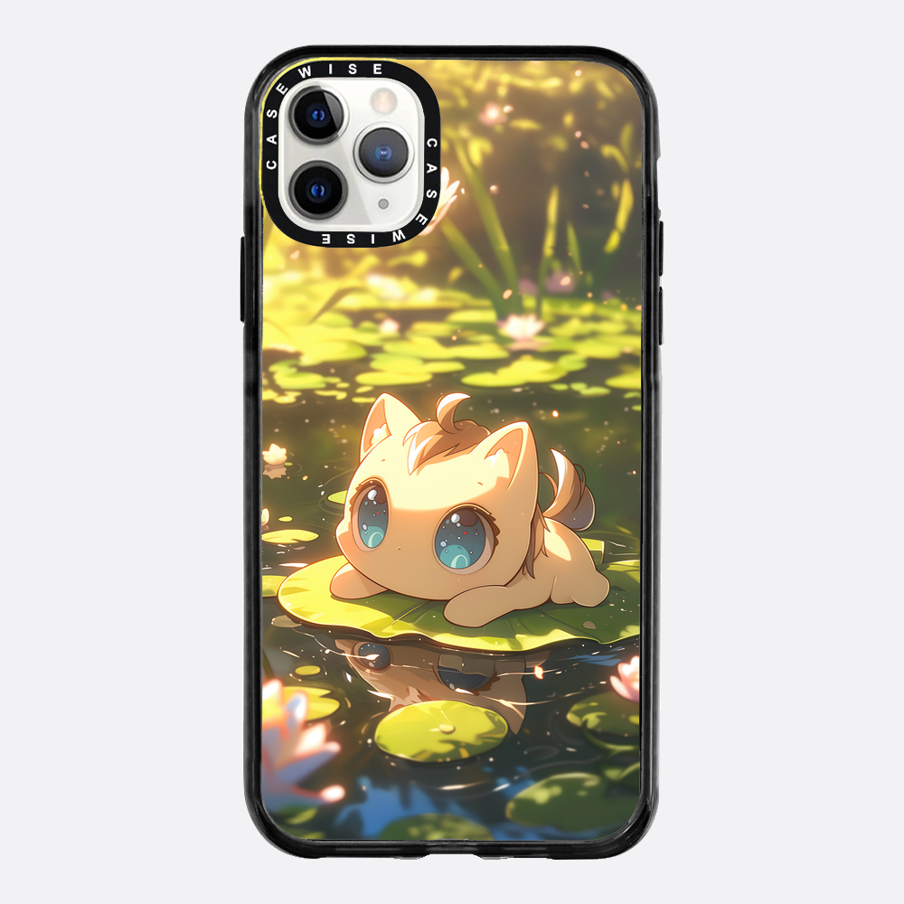 süße Anime -Katze - Hülle