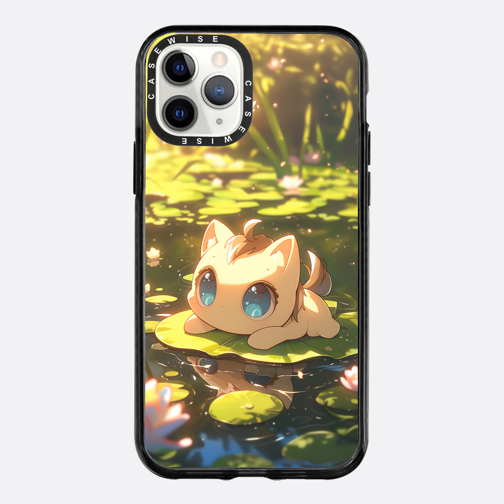 süße Anime -Katze - Hülle