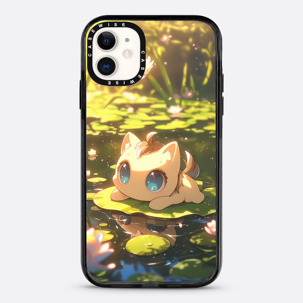 süße Anime -Katze - Hülle