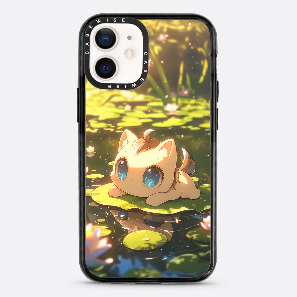 süße Anime -Katze - Hülle