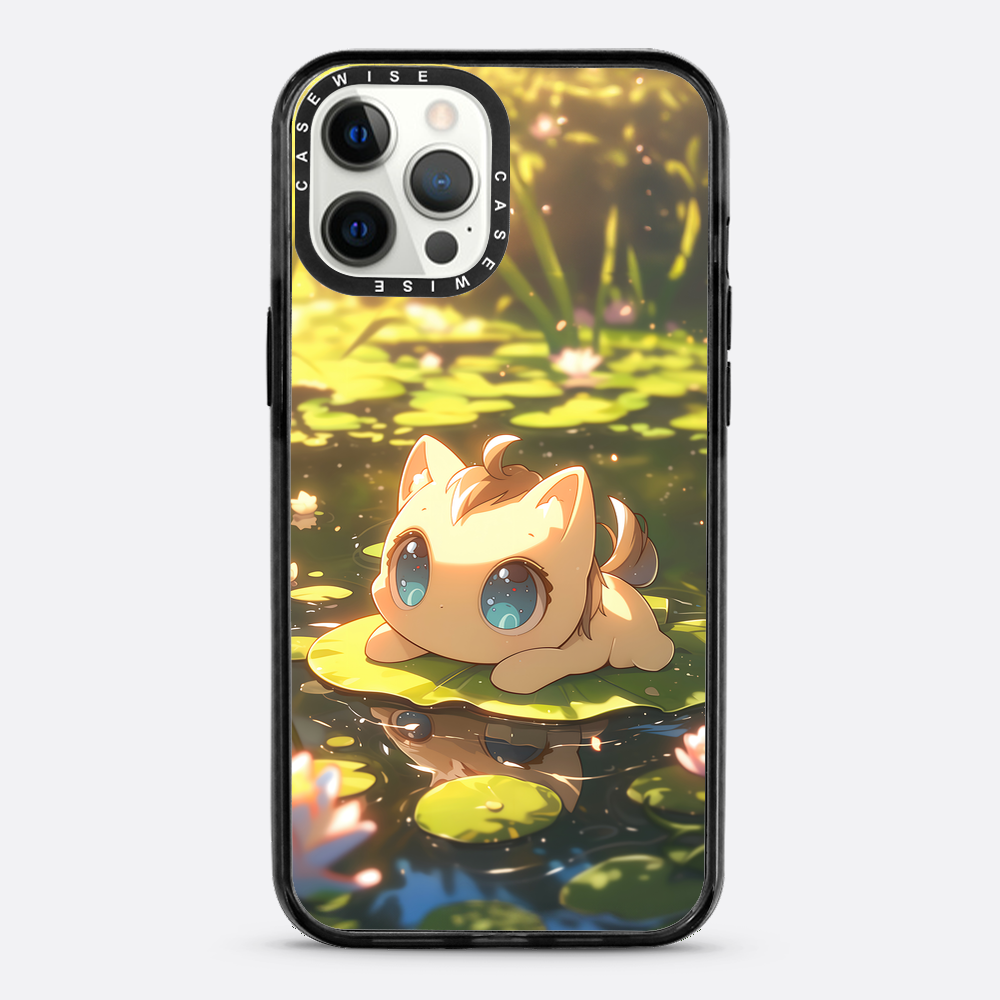 süße Anime -Katze - Hülle