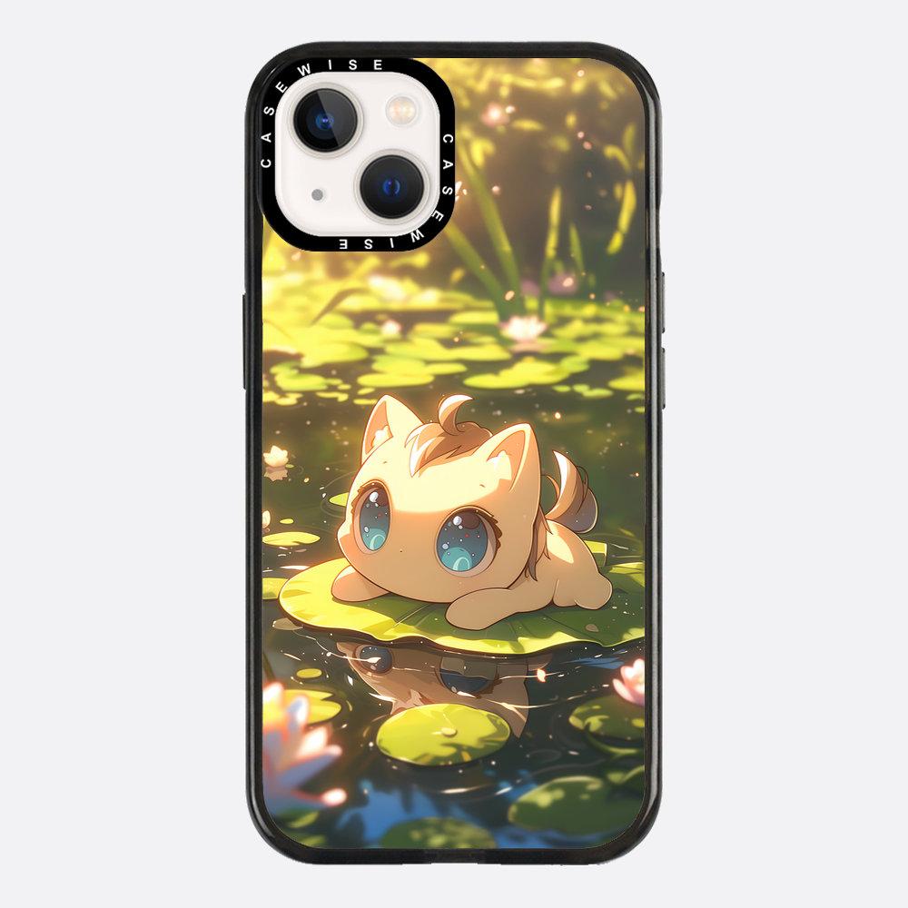 süße Anime -Katze - Hülle