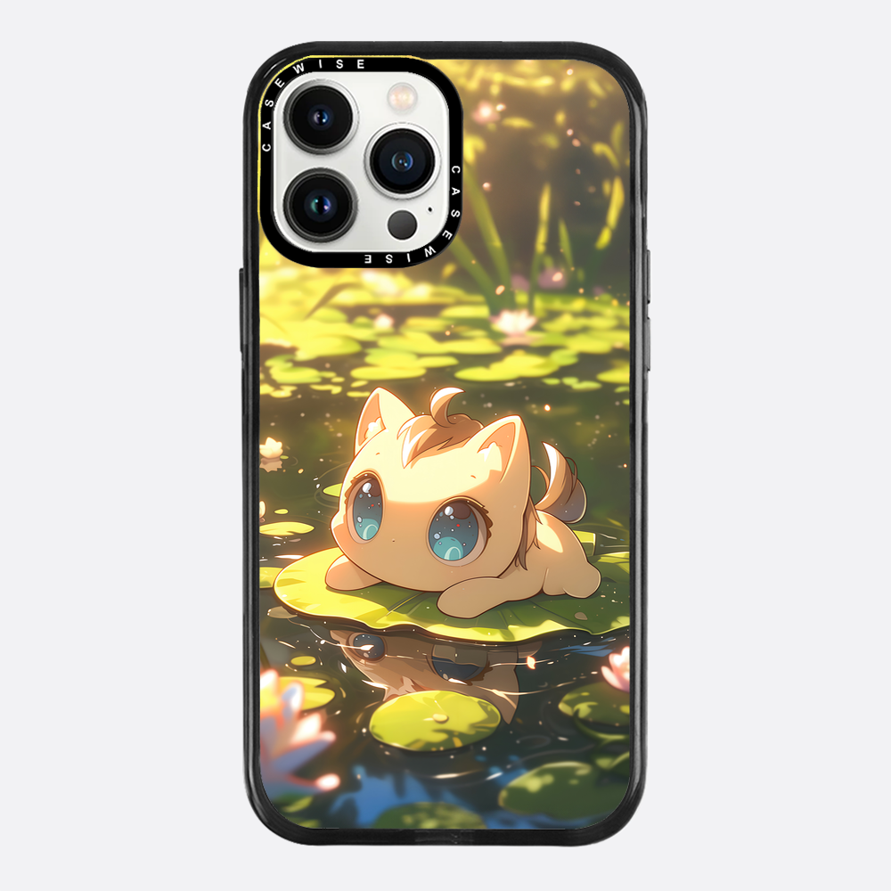 süße Anime -Katze - Hülle