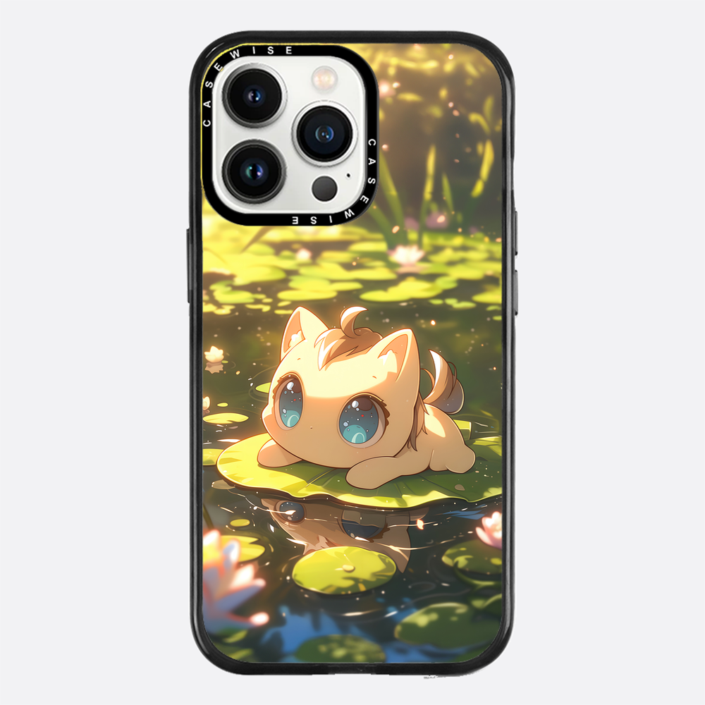 süße Anime -Katze - Hülle