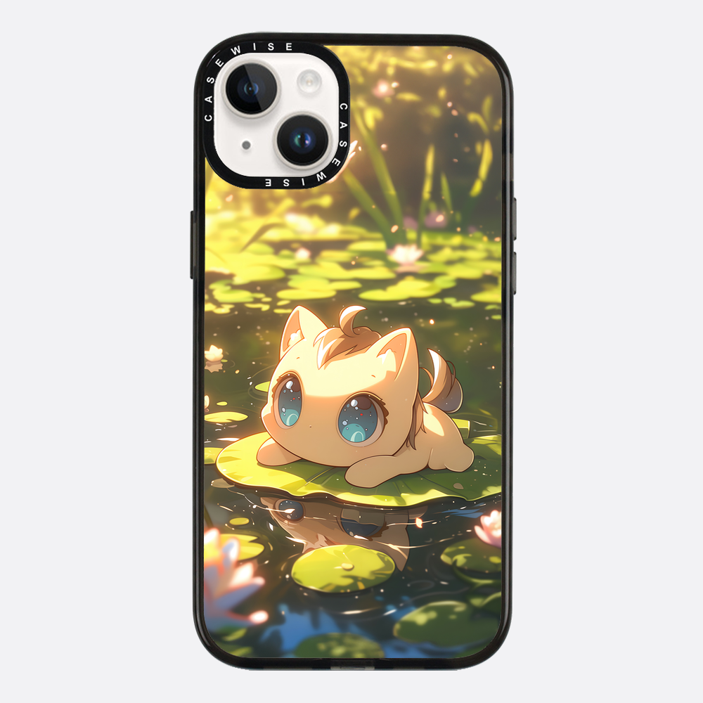 süße Anime -Katze - Hülle