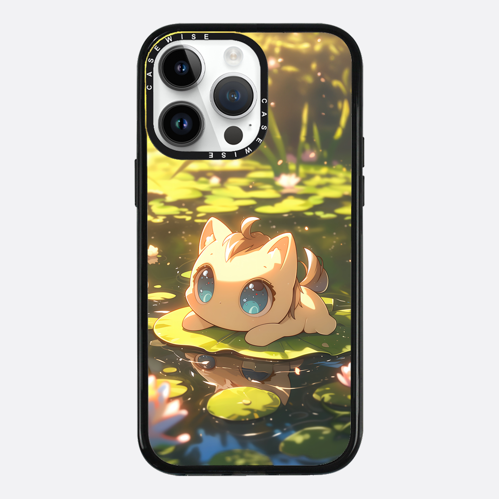 süße Anime -Katze - Hülle