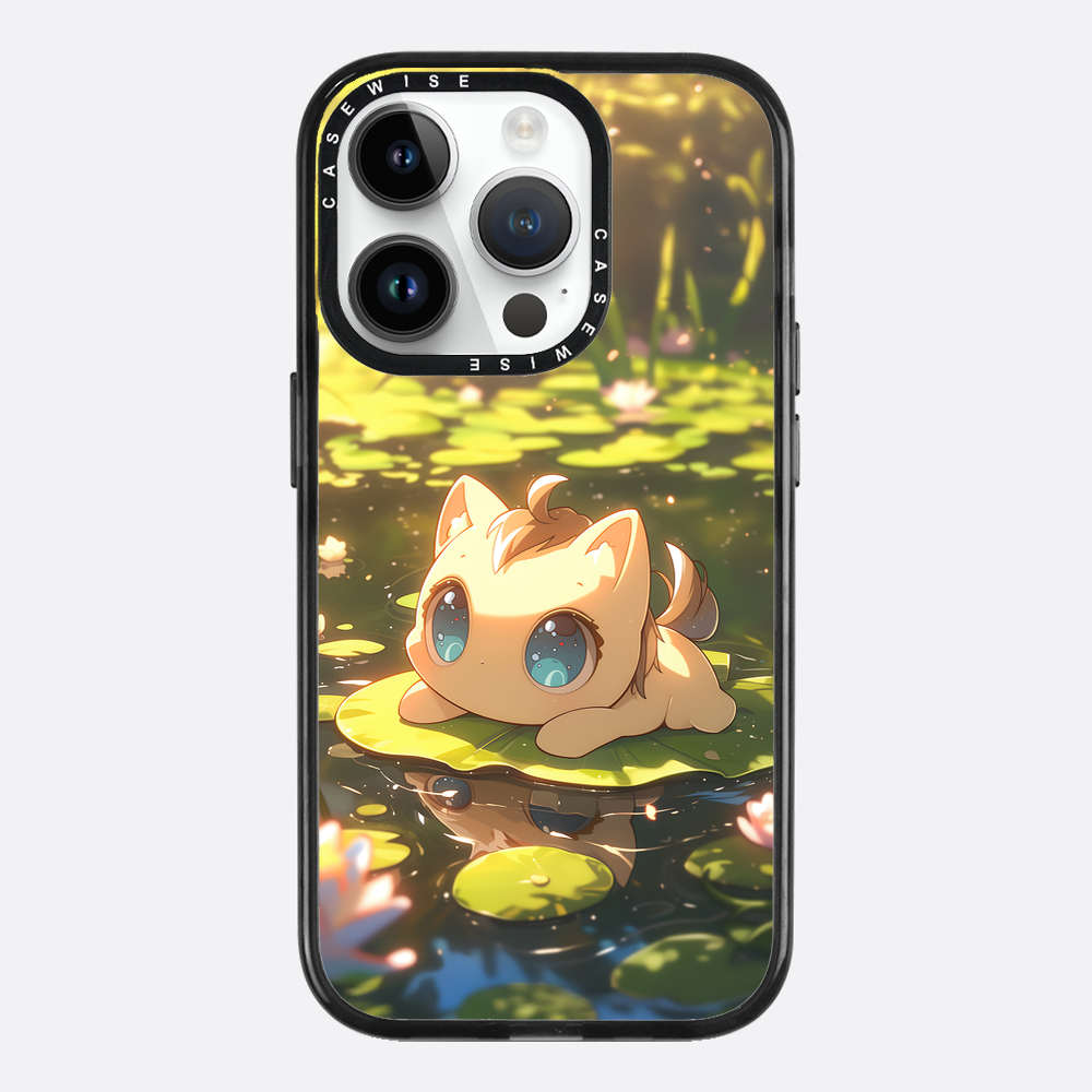 süße Anime -Katze - Hülle