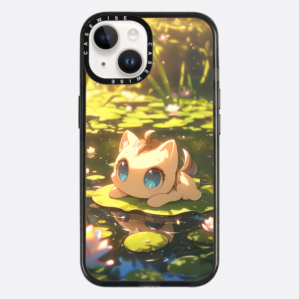 süße Anime -Katze - Hülle