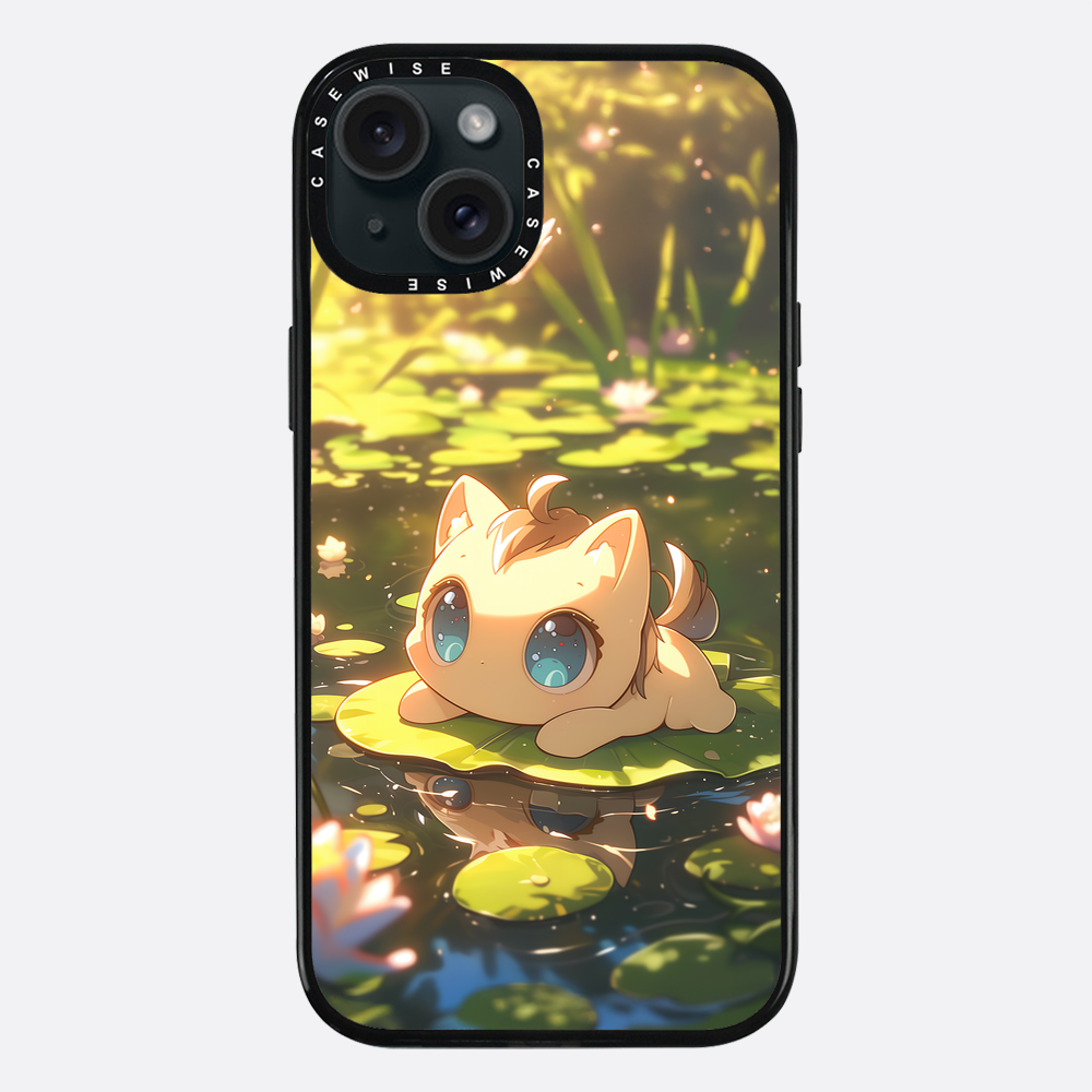 süße Anime -Katze - Hülle