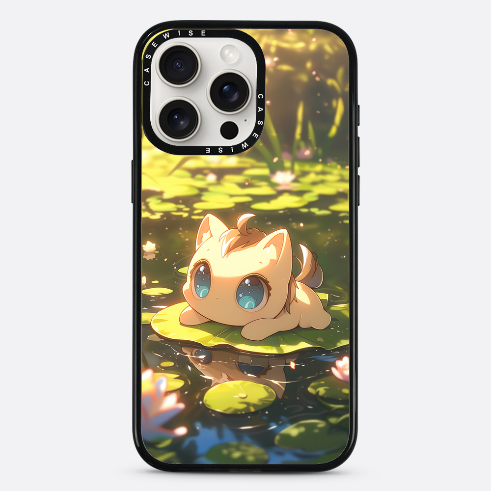 süße Anime -Katze - Hülle