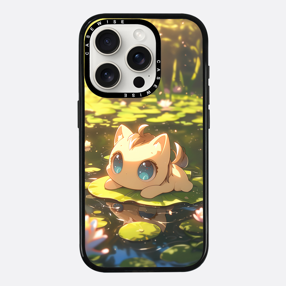 süße Anime -Katze - Hülle
