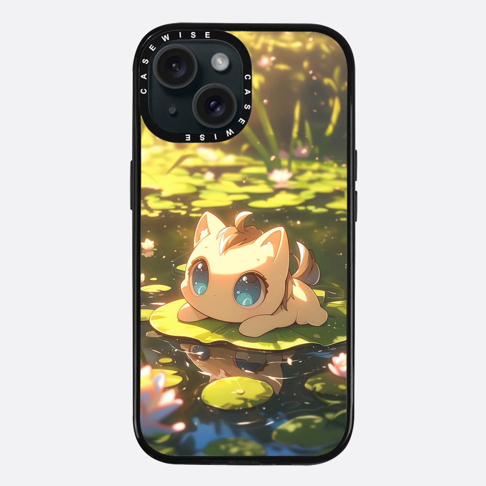 süße Anime -Katze - Hülle