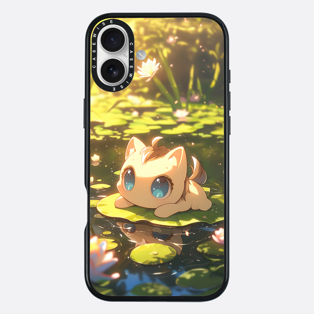 süße Anime -Katze - Hülle