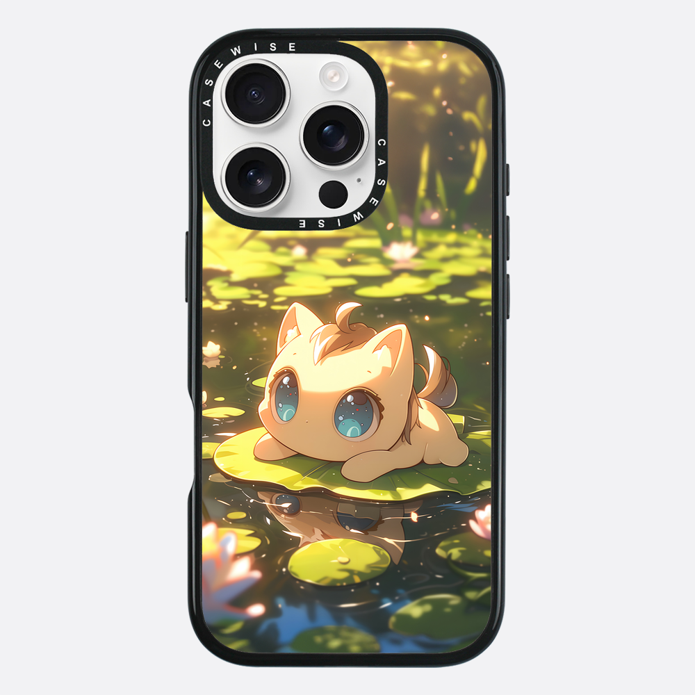 süße Anime -Katze - Hülle