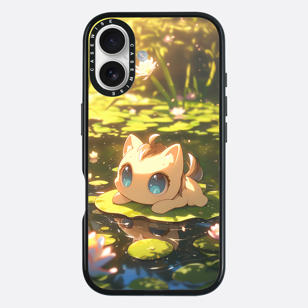 süße Anime -Katze - Hülle