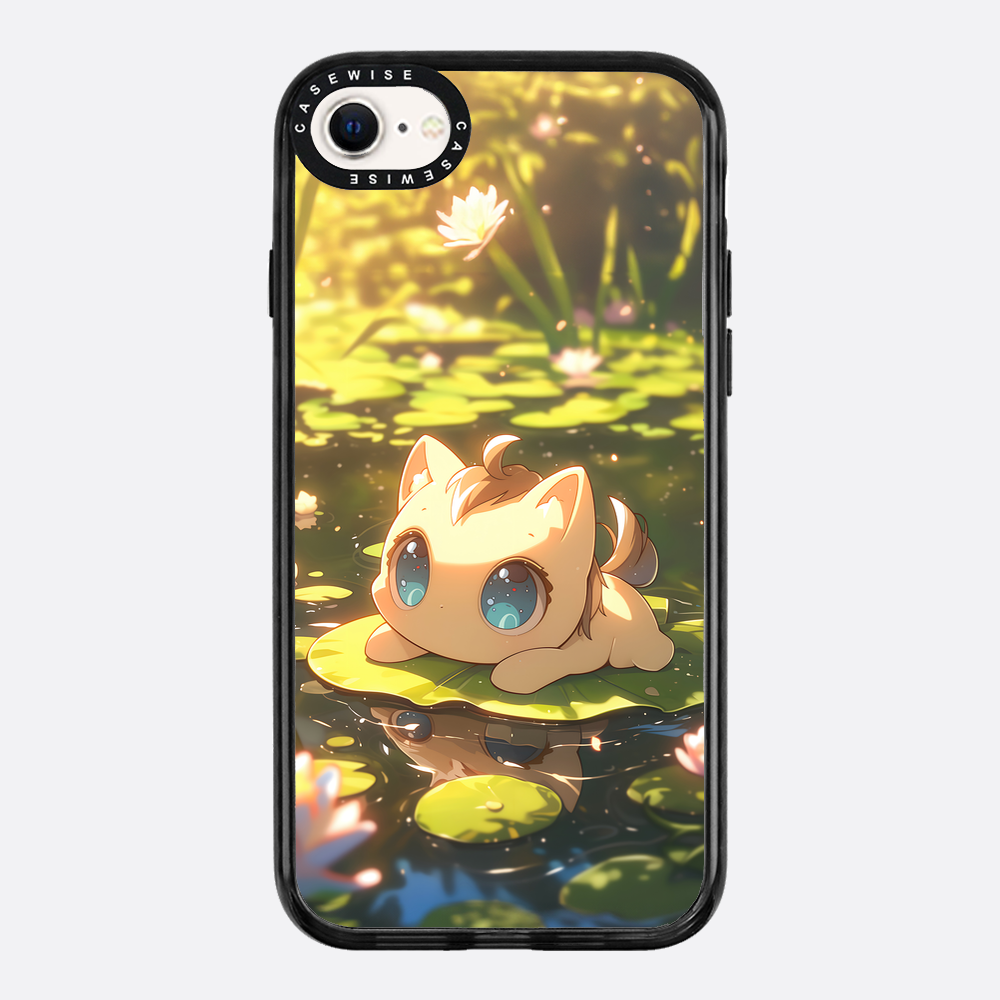 süße Anime -Katze - Hülle