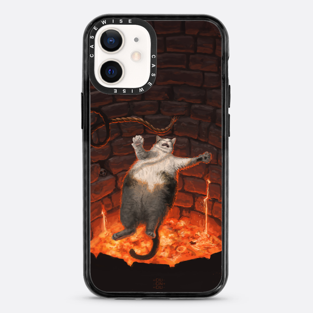 Katze in Lava fällt - Hülle