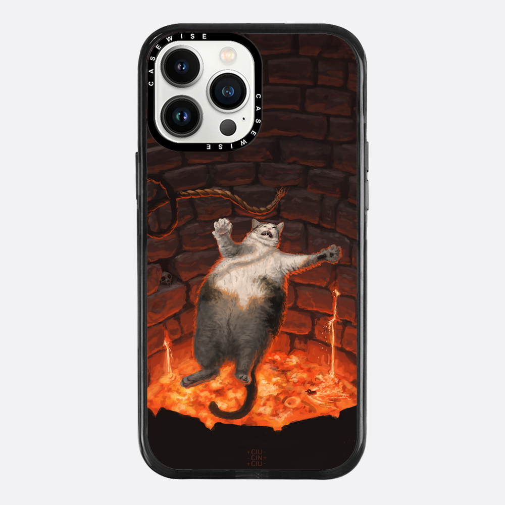 Katze in Lava fällt - Hülle