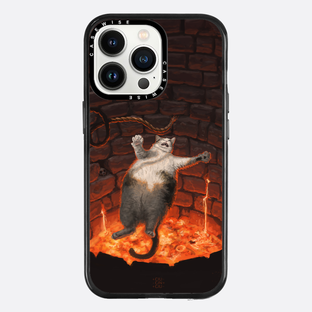 Katze in Lava fällt - Hülle