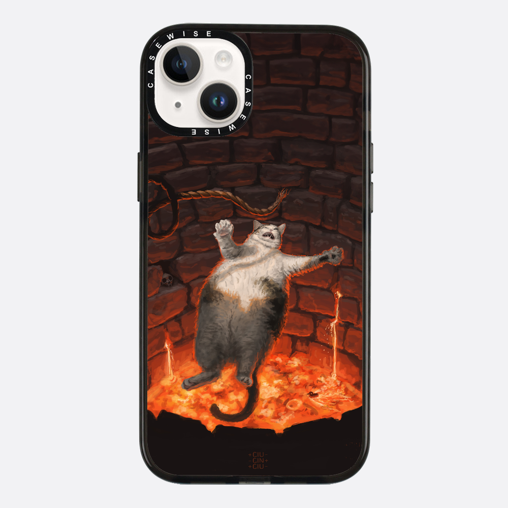 Katze in Lava fällt - Hülle