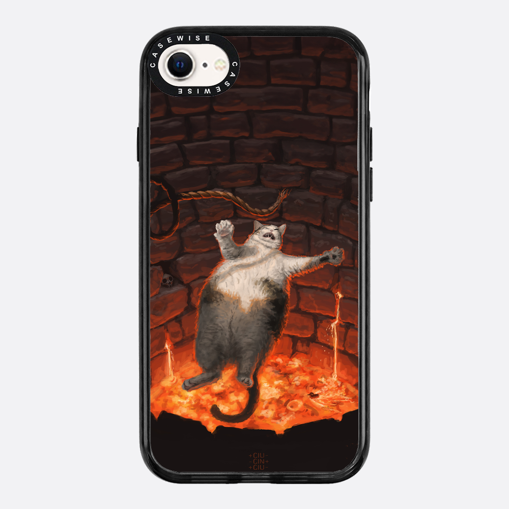 Katze in Lava fällt - Hülle