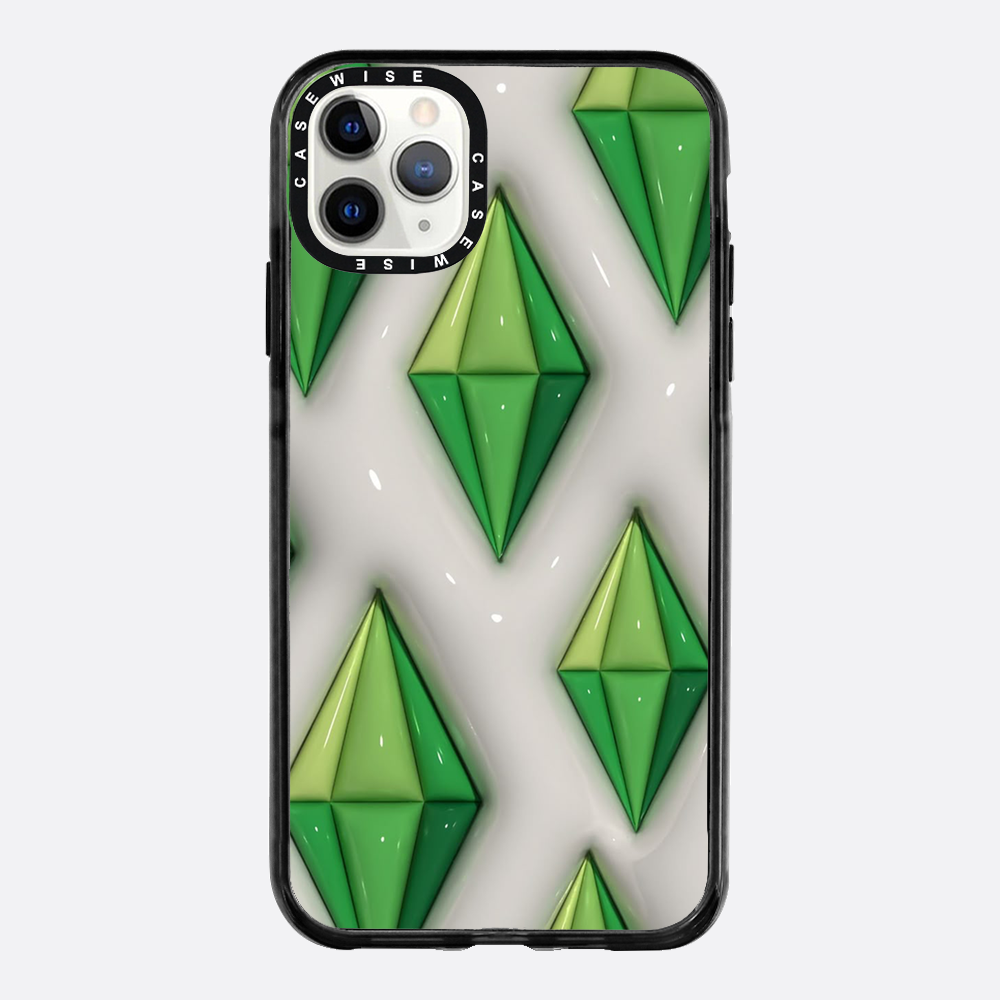 Plumbob -Muster mit den Sims - Hülle