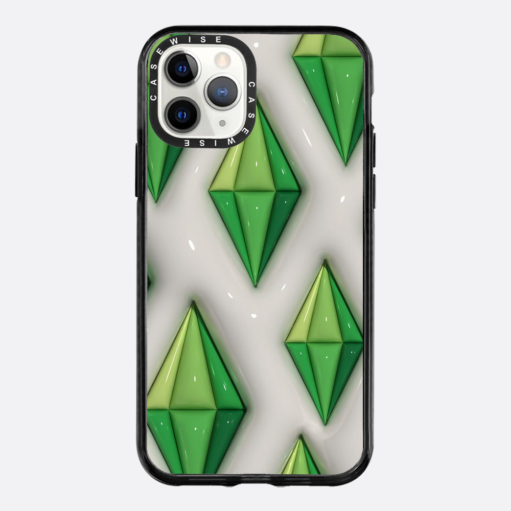 Plumbob -Muster mit den Sims - Hülle