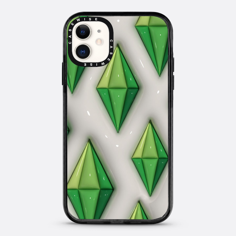 Plumbob -Muster mit den Sims - Hülle